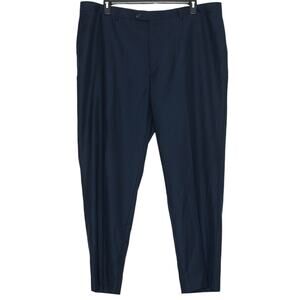 Lauren Ralph Lauren Dress Pants Wool Total Comfort Pleated Cuffed Black 42x32